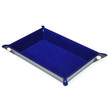 Load image into Gallery viewer, Blue Reversible Rectangle Dice Tray