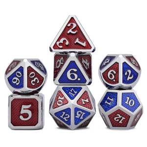 American Dragon Scale Metal Dice Set