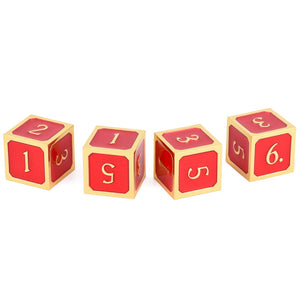 D6 Metal Dice (4pcs)