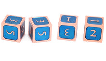 Load image into Gallery viewer, D6 Metal Dice (4pcs)