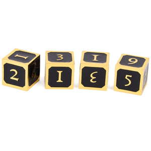 D6 Metal Dice (4pcs)