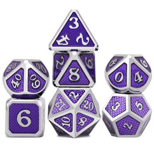 Load image into Gallery viewer, Hex Dragon Scale Metal Dice Set