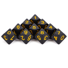 Load image into Gallery viewer, Acrylic D10 Dice Set | 10 Piece