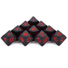 Load image into Gallery viewer, Acrylic D10 Dice Set | 10 Piece