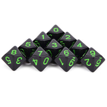 Load image into Gallery viewer, Acrylic D10 Dice Set | 10 Piece