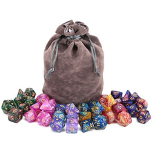 Load image into Gallery viewer, 42 Piece Nebula Dice Sets with Gray Dice Bag