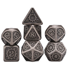 Load image into Gallery viewer, Metal Clockwork Dice Set | 7 piece