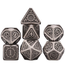 Load image into Gallery viewer, Metal Clockwork Dice Set | 7 piece