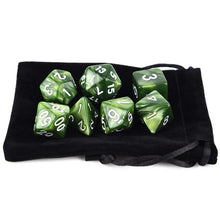 Load image into Gallery viewer, Dual Colour Marble Dice Set E | Free Dice Pouch