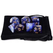 Load image into Gallery viewer, Dual Colour Marble Dice Set E | Free Dice Pouch